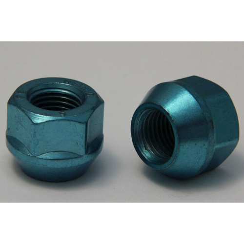 Гайка колеса M14x1.5 Конус h-20мм открытая, Цинк, Ключ 22, Арт. CT0148Z