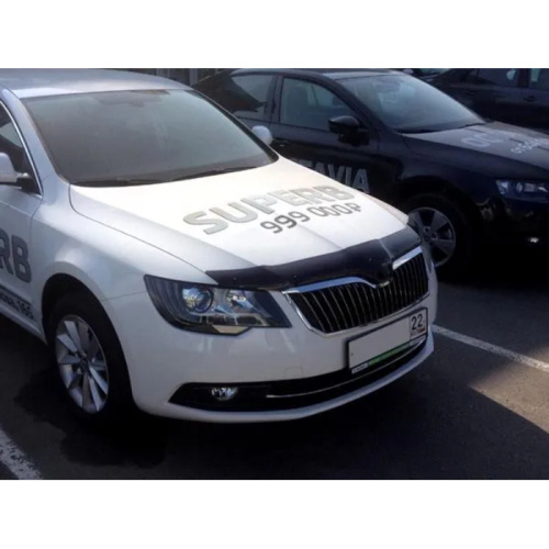 Дефлектор капота SIM для Skoda Superb, арт.SSCSUP1412