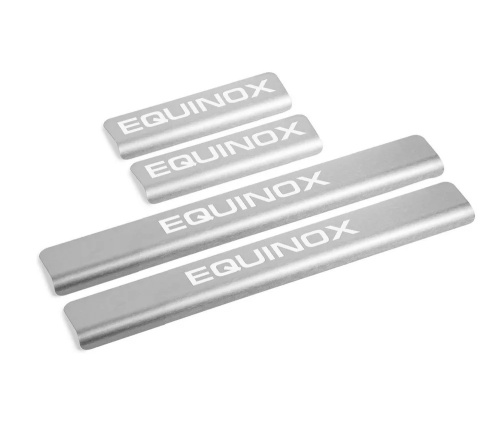 Накладки на пороги Chevrolet Equinox III 2020- FL  к-кт Арт. AMCHEQU01