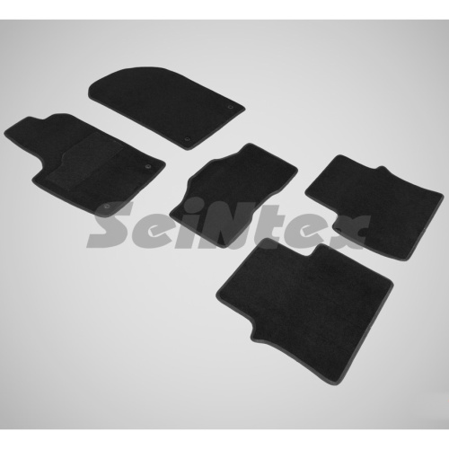 Коврики в салон Jeep Grand Cherokee  (WK2) 2010-2013, текстильные Seintex Lux, Черный, Арт. 85221