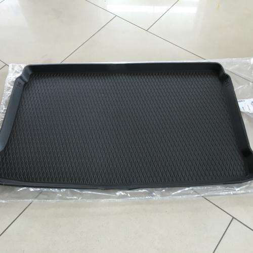 Коврик в багажник Volkswagen Polo  2009-2015 3 дв., оригинал, Черный, нижний Арт. 6R0 061-161