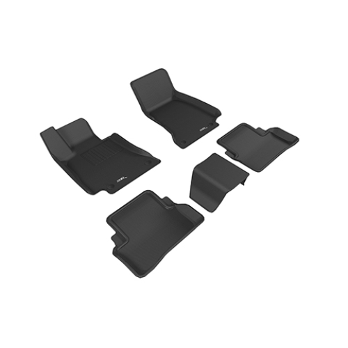 Коврики в салон Mercedes E (W213) 2016-2021 Седан, 3D ткань Sotra Lux, Черный, Арт. ST 74-00620