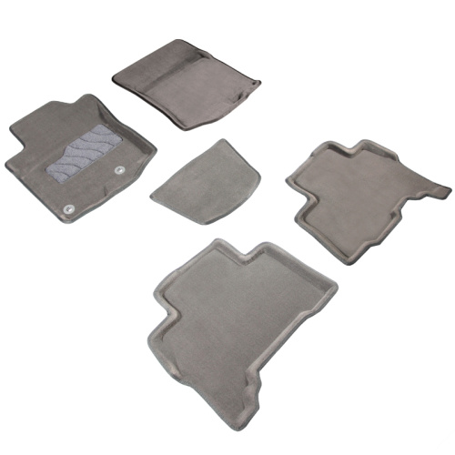 Коврики в салон Toyota Land Cruiser Prado (J150) 2013-2017 FL1 3 дв., 3D ткань Seintex , Серый, Арт. 81972