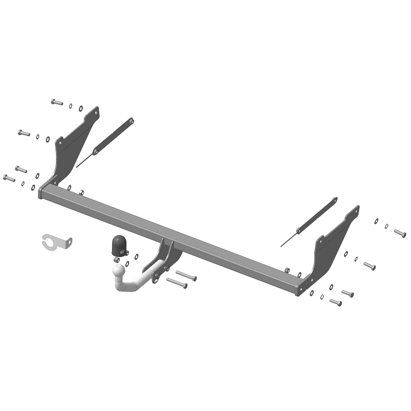 Фаркоп Ford Focus III 2010-2015 Универсал V-1,0; 1,6; 1,6D; 2,0D 4WD MOTODOR Арт. F104A