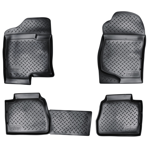 Коврики в салон Chevrolet Tahoe (GMT900) 2006-2014, полиуретан Norplast, Черный, Арт. NPL-Po-10-31