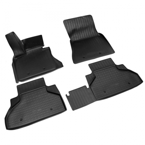 Коврики в салон BMW X5 (F15) 2013-2018, полиуретан Norplast, Черный, Арт. NPA11C07760