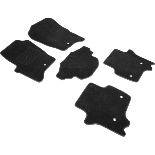Коврики в салон Land Rover Discovery  (L319) 2004-2009, ткань Seintex Lux, Черный, Арт. 85823