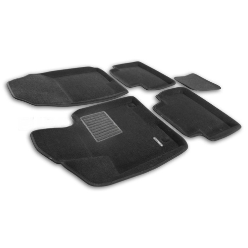 Коврики в салон Hyundai Tucson (NX4) 2020-, 3D ткань Euromat Business, Черный, EU сборка Арт. EMC3D002714