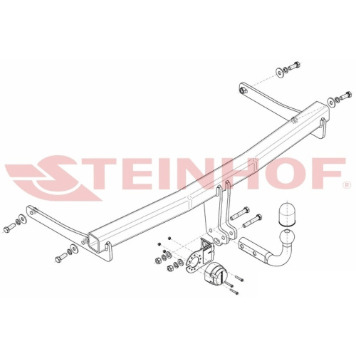 Фаркоп Volkswagen Passat CC I 2008-2012 Steinhof Арт. V096