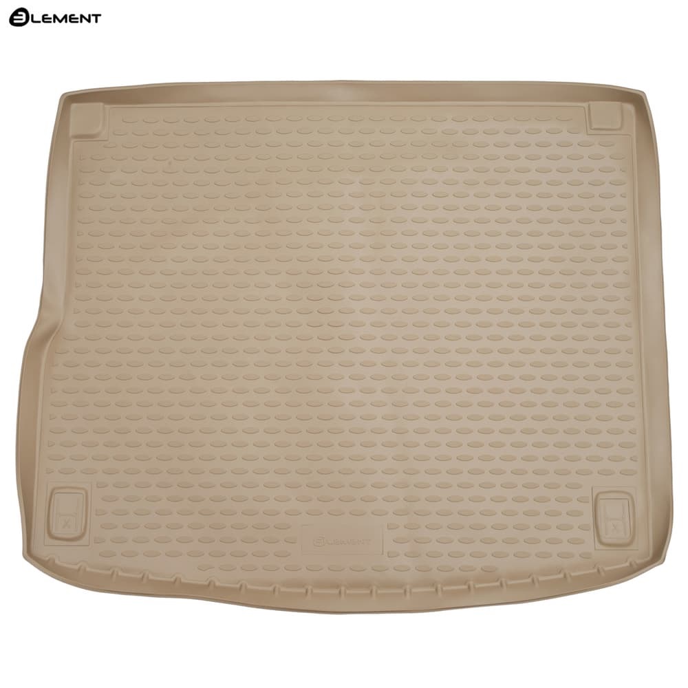 Коврик в багажник Volkswagen Touareg  2010-2014, полиуретан Element, Бежевый, 4-х зонный климат Арт. NLC.51.31.B13b