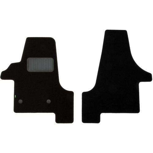 Коврики в салон Volkswagen Transporter (T5) 2003-2009 Фургон, текстильные Klever standart, Черный, Арт. KLEVER02511101210KH