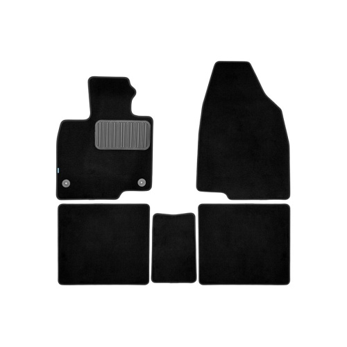 Коврики в салон FAW Bestune T99 2022- FL, ткань Klever premium, Черный, Арт. KLEVER0306201822110KH