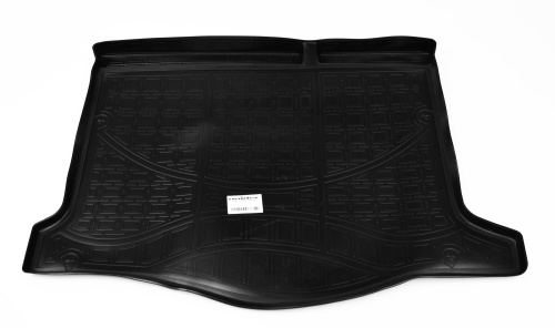 Коврик в багажник Renault Sandero  2013-2018, пластик, Norplast, Черный, Арт. NPA00E69605