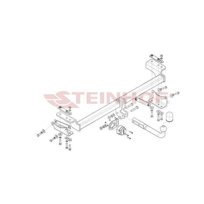 Фаркоп BAIC X55 2022- Steinhof Арт. B010