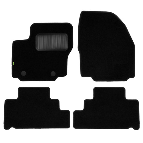 Коврики в салон Ford Galaxy  2006-2010, текстильные Klever standart, Черный, Арт. KLEVER021622101210KH