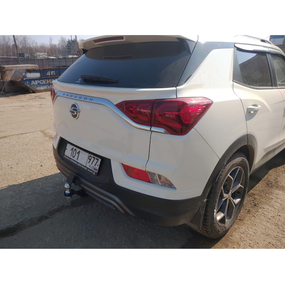 Фаркоп SsangYong Korando 2019- E с антистуком БИЗОН Арт. FA0670EAK