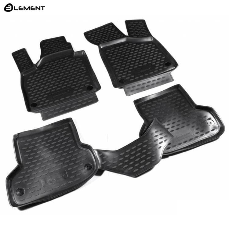 Коврики в салон Audi A3 (8P) 2003-2005 3 дв., полиуретан Element, Черный, Арт. NLC.04.10.210