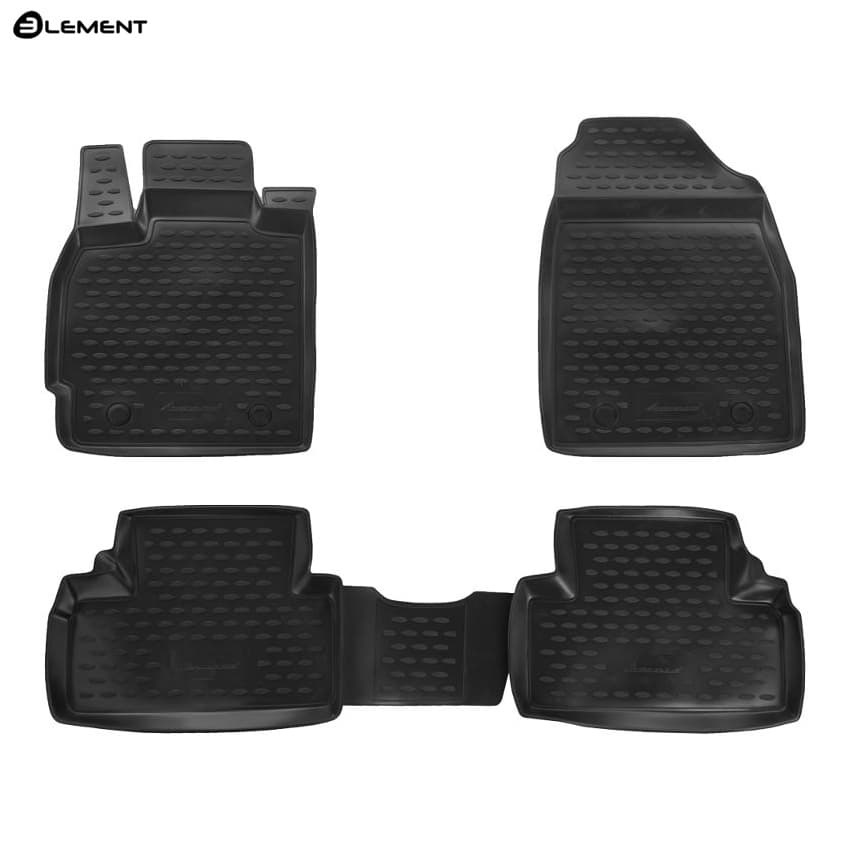 Коврики в салон Mazda CX-7  2006-2009, полиуретан Element, Черный, Арт. NLC.33.18.210k