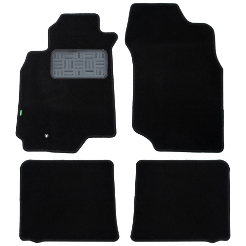 Коврики в салон Mitsubishi Lancer 9 2005-2009 FL Седан, текстильные Klever standart, Черный, Арт. KLEVER02350301210KH