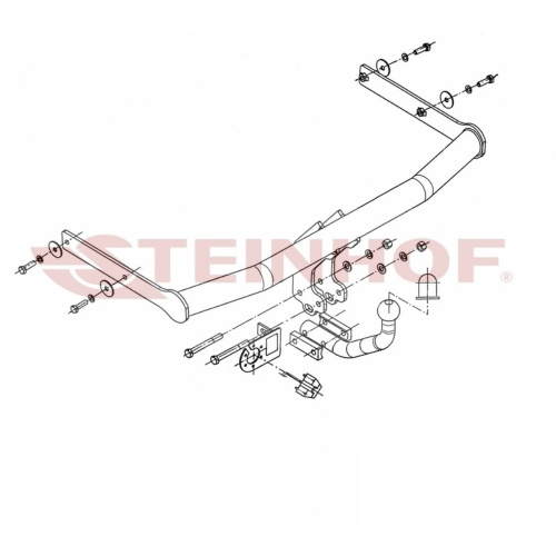 Фаркоп Skoda Fabia (6Y) 1999-2004 Хэтчбэк 5 дв. Steinhof Арт. S274