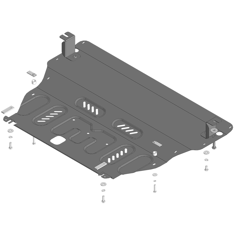 Защита картера двигателя, КПП Москвич M70 2025- Арт. 77603