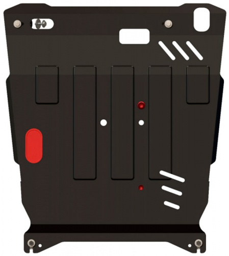 Защита картера двигателя, КПП Peugeot 4007 2007-2012 V-2,2 HDI; 2,4 Арт. 17.1282