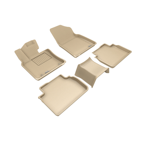 Коврики в салон Toyota Camry (XV70) 2017-2021, 3D ткань Sotra Lux, Бежевый, Арт. ST 74-00668
