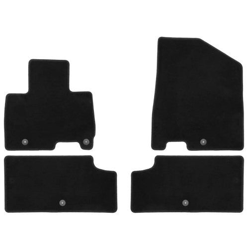 Коврики в салон Kia Sportage NQ5 2021-, текстильные Klever standart, Черный, Арт. KLEVER0202507501210KH