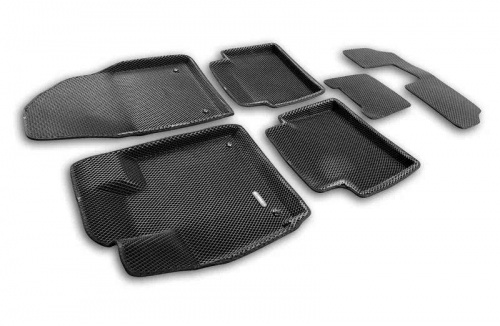 Коврики в салон EXEED VX 2021-, 3D EVA Euromat, Черный, Арт. EM3DEVA001424
