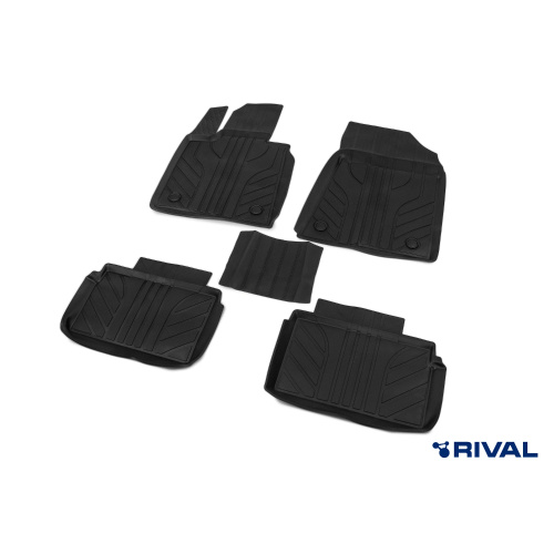 Коврики в салон Changan UNI-V 2022-, литьевые Rival, Черный, Арт. 68904001