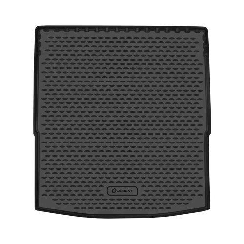 Коврик в багажник Skoda Kodiaq  (NG) 2023-, полиуретан Element, Черный, 5-7 мест, длинный Арт. ELEMENTAN1077L13
