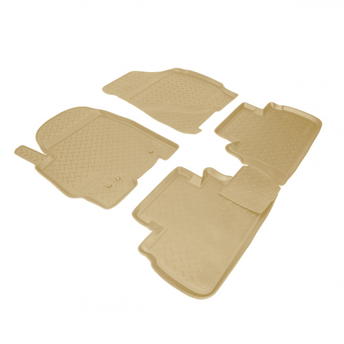 Коврики в салон Ford Escape  2000-2004, полиуретан Norplast, Черный, Арт. NPLPO2248B