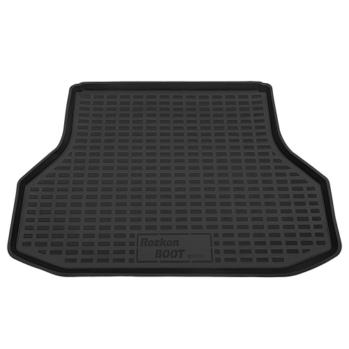 Коврик в багажник Chevrolet Lacetti 2004-2013 Седан, пластик Rezkon, Черный, Арт. 5012025100