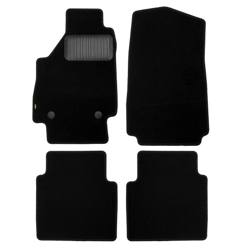 Коврики в салон LADA Niva 21214 2009-2020 3 дв., текстильные Klever standart, Черный, Арт. KLEVER02523101210KH