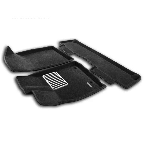 Коврики в салон BYD Song Pro  2024-, 3D ткань Euromat LUX, Черный, Арт. EM3D001252