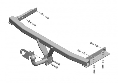 Фаркоп Ford S-MAX I 2010-2015 FL AVTOS Арт. FD 27