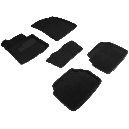Коврики в салон Kia K5  2019-, 3D ткань Seintex , Черный, Арт. 95068
