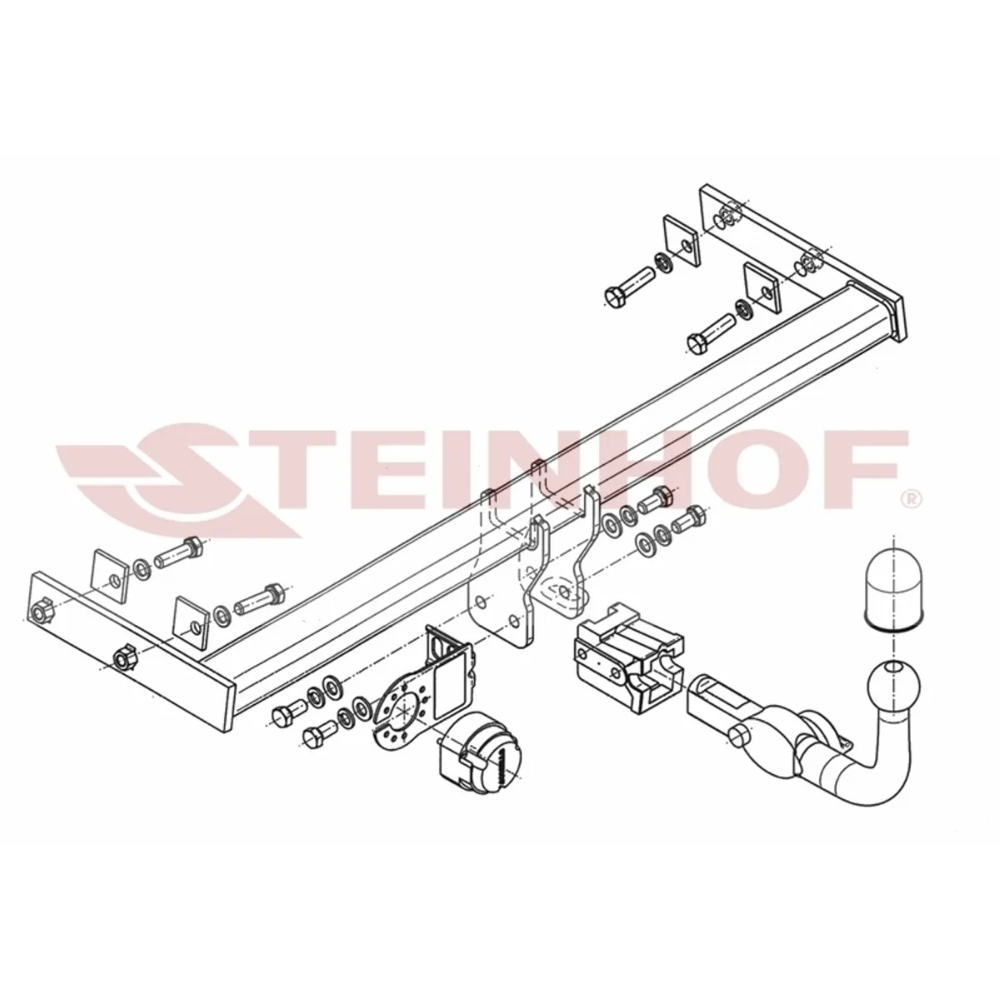 Фаркоп Volvo V40 II 2012-2016 Steinhof Арт. V281