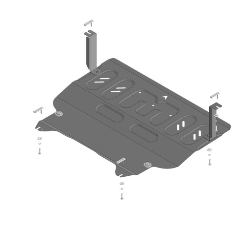 Защита картера двигателя, КПП GAC GS5 2020- V-1.5; FWD Арт. 57801