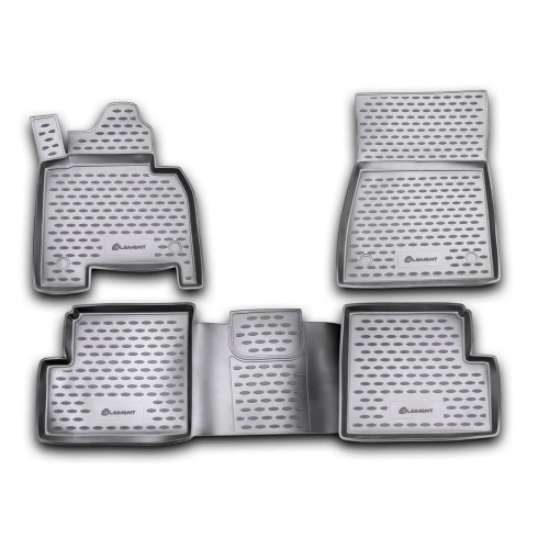 Коврики в салон Mercedes G (W463) 2006-2008 5 дв. FL1, полиуретан Element, Черный, Арт. NLC.34.20.210k
