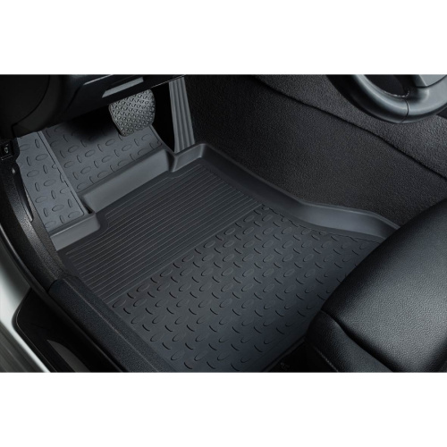 Коврики в салон Toyota Land Cruiser (J250) 2023-, резина Seintex выс. борт, Черный, Арт. 318232