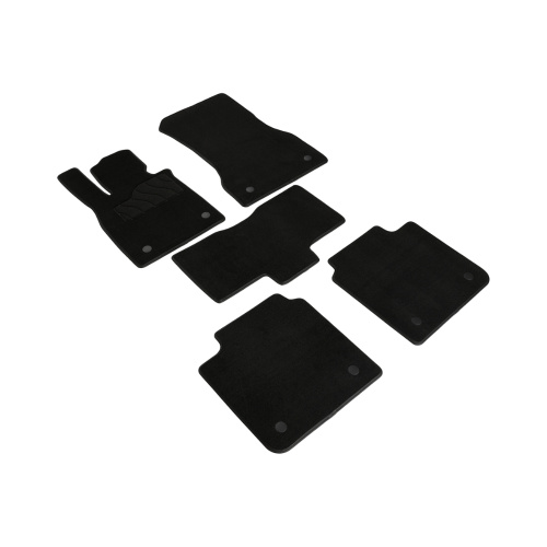 Коврики в салон BMW 7 (G70) 2022-, ткань Seintex Lux, Черный, Арт. 318349