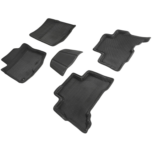 Коврики в салон Toyota Land Cruiser Prado (J150) 2013-2017 FL1 3 дв., 3D EVA Seintex "сота", Черный, Арт. 95177