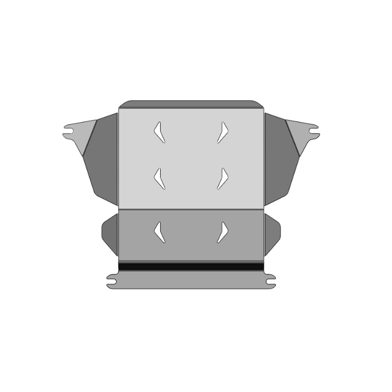 Защита редуктора заднего моста (дифференциала) Tank 700 2024- Арт. 4707ABC