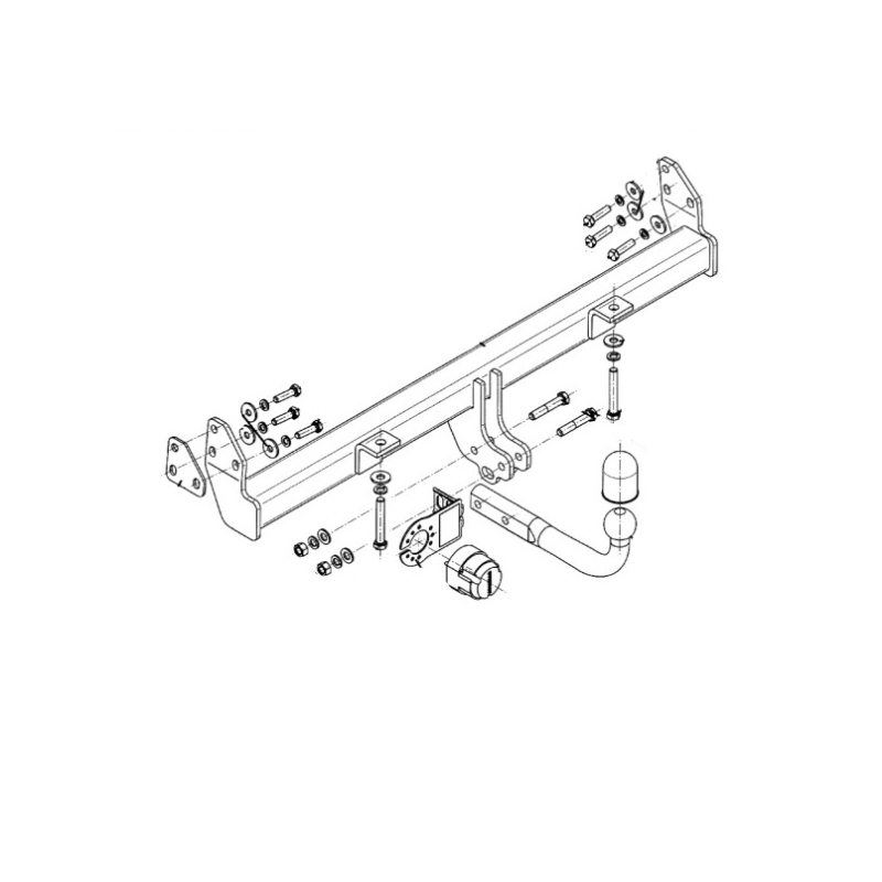Фаркоп Land Rover Freelander (L314) 5 дв. Steinhof Арт. L1001