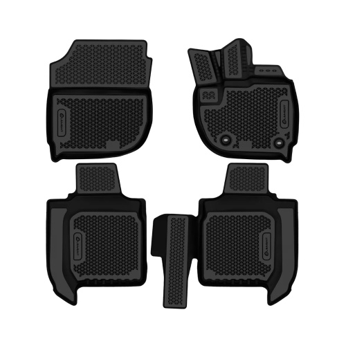 Коврики в салон Honda Vezel 2013-2021, полиуретан EVA 3D Element, Черный, Правый Руль Арт. EVAELEMENT3DAN0100210K