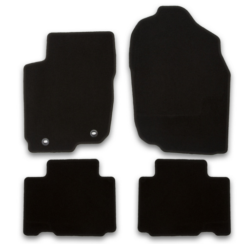 Коврики в салон Toyota RAV4 (XA40) 2015-2019 FL, ткань Klever эконом, Черный, Арт. KLEVER01489901200K