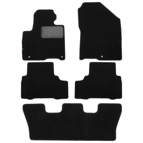 Коврики в салон Kia Sorento Prime (UM) 2014-2017 , ткань Klever premium, Черный, Арт. KLEVER03255422110KH