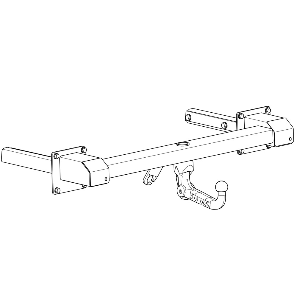 Фаркоп Mercedes GL (X164) 2006-2009 WESTFALIA Арт. 313421600001