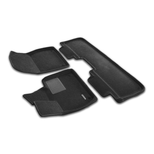 Коврики в салон Lixiang Li L7 2024- FL, 3D ткань Euromat Business, Черный, Арт. EMC3D005743